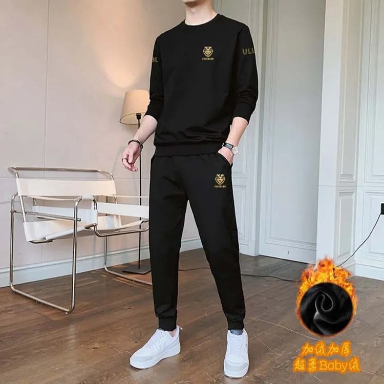【爆款套装】2025春秋套装长袖卫衣搭配休闲时尚帅气运动休闲套装男