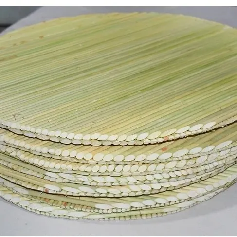 高粱杆盖帘圆形双层竹制饺子帘蒸笼盖垫家用