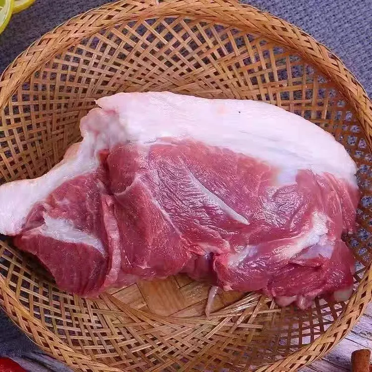 皖南山区农家正宗土黑猪猪前腿夹心肉顺丰快递冷链农家散养土黑猪