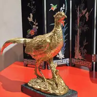 【ZC·宗宸家居】黄铜鸟类造型小鸟装饰书房桌面办公室摆件