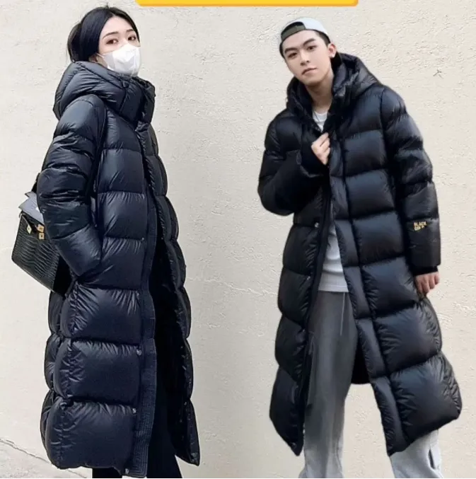 wr宝静专属冬季加厚羽绒服膝超厚黑金极寒外套加厚【男女同款】