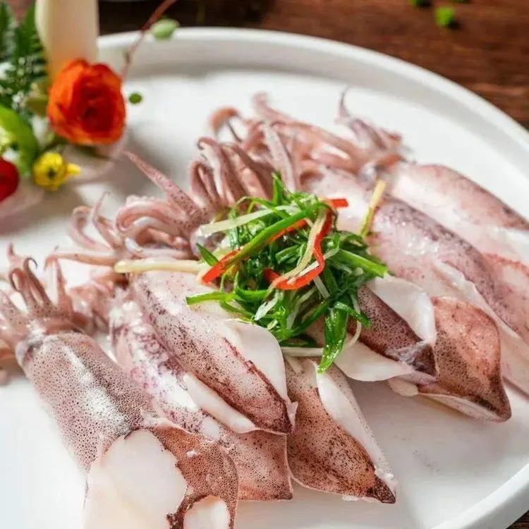 图成家野生灯照小鱿鱼500克/盒船上超低温急冻鲜高端福建渔港