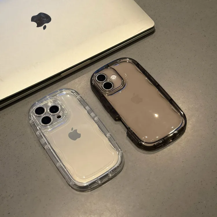 夕与空夕与空透明肥皂气垫适用苹果15/16promax手机壳iPhone14/12