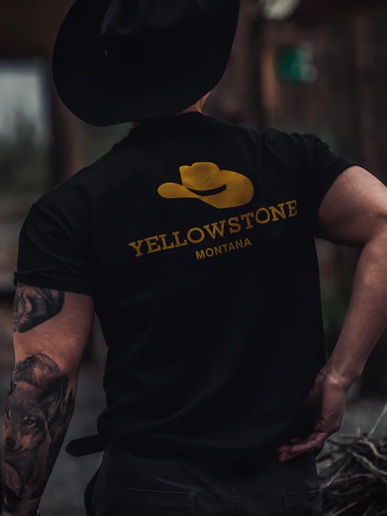 【破壳計劃】2025SS黄石新疆长绒棉美式速干弹力小领口印花半袖T恤