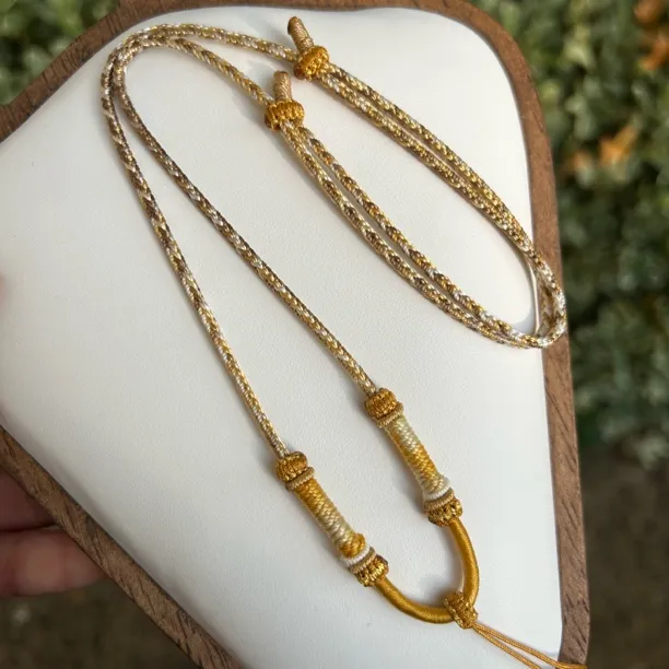 纯手工精工八股挂件绳可调节男女款设计渐变色秋冬百搭绳