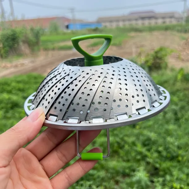 多功能不锈钢隔水伸缩蒸笼厨房用蒸可伸缩盘蒸架家用蒸屉可折叠