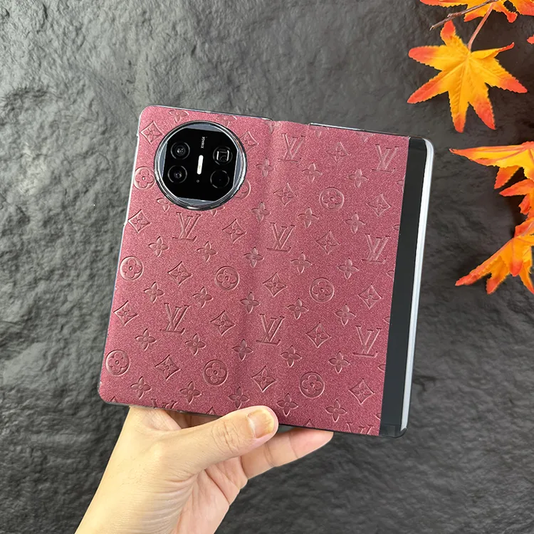 适用华为Matex5手机壳新款时尚字母印花x5典藏版智能视窗保护壳