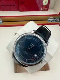 99新 Omega/欧米茄 经典海马系列自动机械男表时尚蓝盘设计