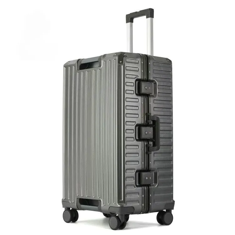 三七分行李箱新款学生耐用26大容量万向轮拉杆箱铝框旅行皮箱耐造