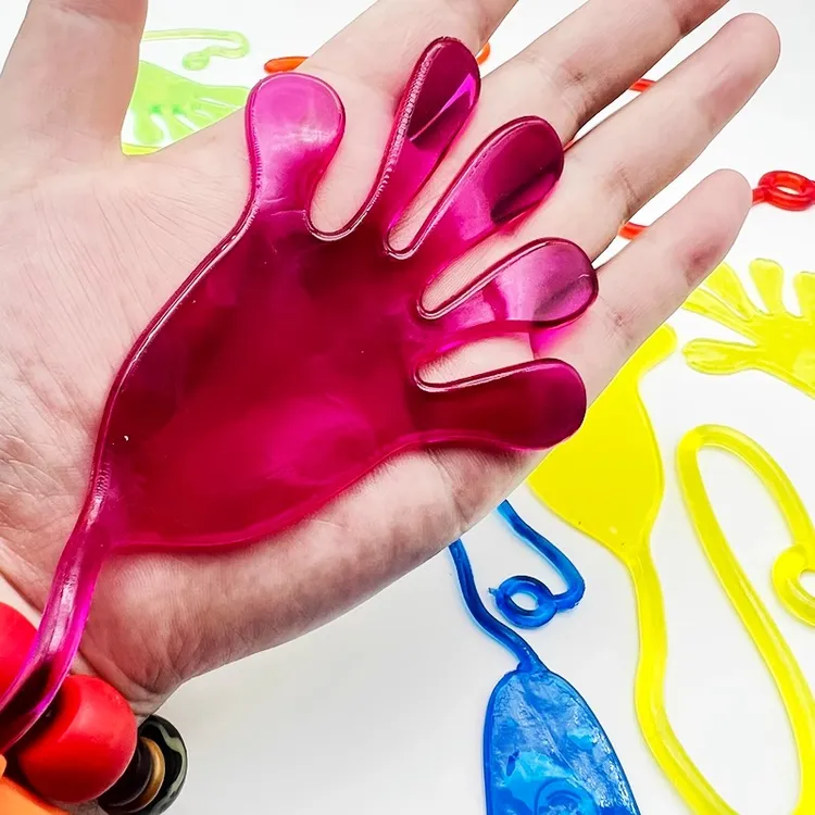 粘手巴掌加大号经典怀旧玩具粘手掌黏墙甩手粘性软胶弹性解压玩具