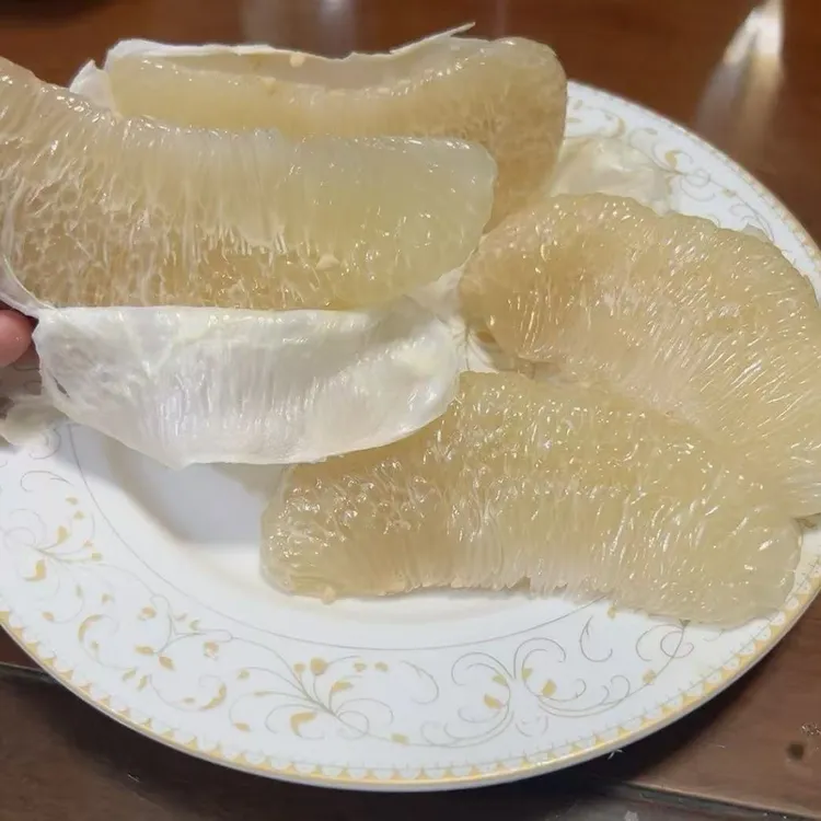 福建平和白心蜜柚新鲜应季30年老树皮薄肉厚酸甜多汁水果