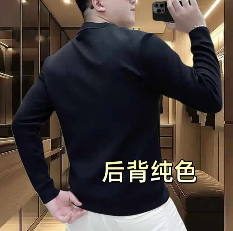 秋冬新款时尚潮牌男士休闲百搭印花卫衣冬季秋季修身圆领长袖上衣