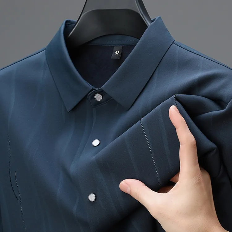 88611商务男装潮流衬衫时尚保暖免烫加绒经典修身长袖