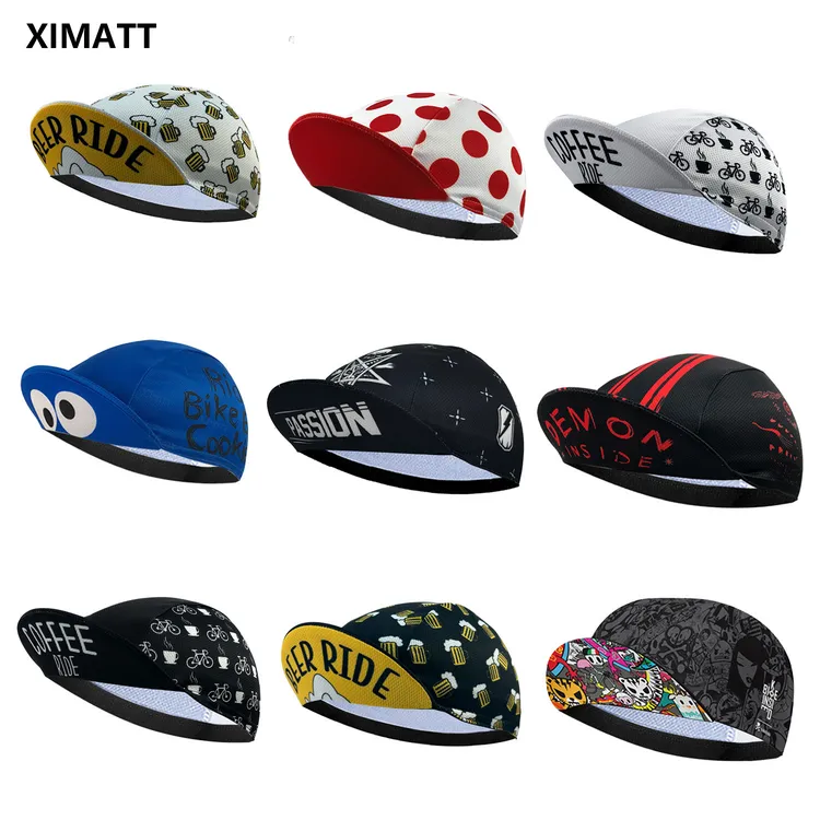 XIMATT2025全新自行车骑行小帽速干透气防晒挡风炫酷吸汗骑行帽