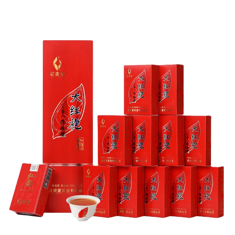 武夷星红韵大红袍烟条装正岩特级大红袍茶叶浓香型武夷108g