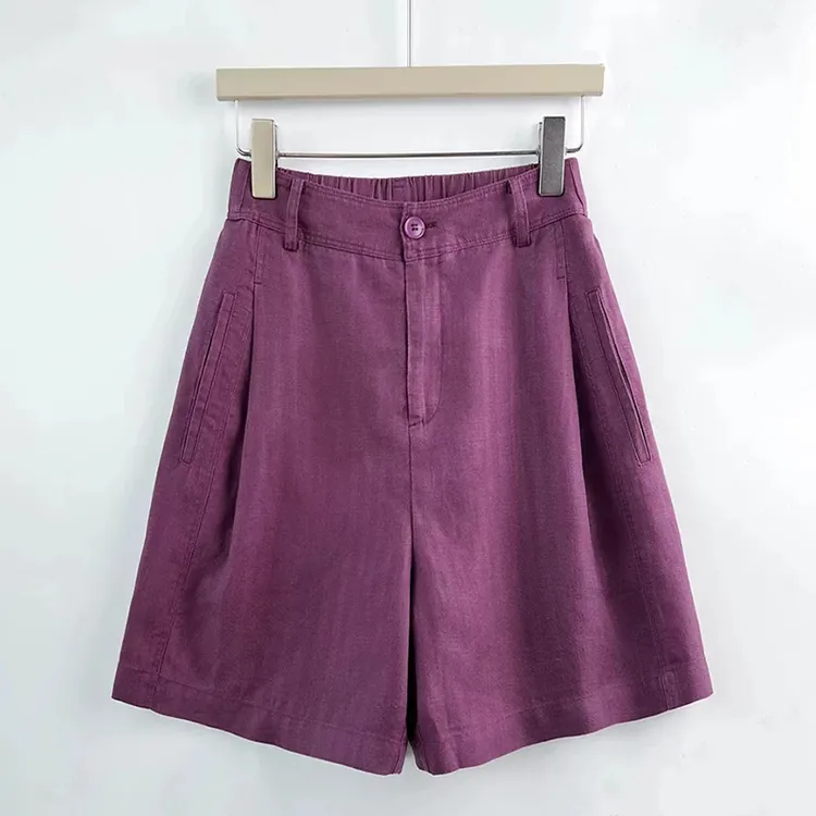 2025夏季薄款大码女装五分阔腿裤胖妹妹显瘦A字热裤短裤