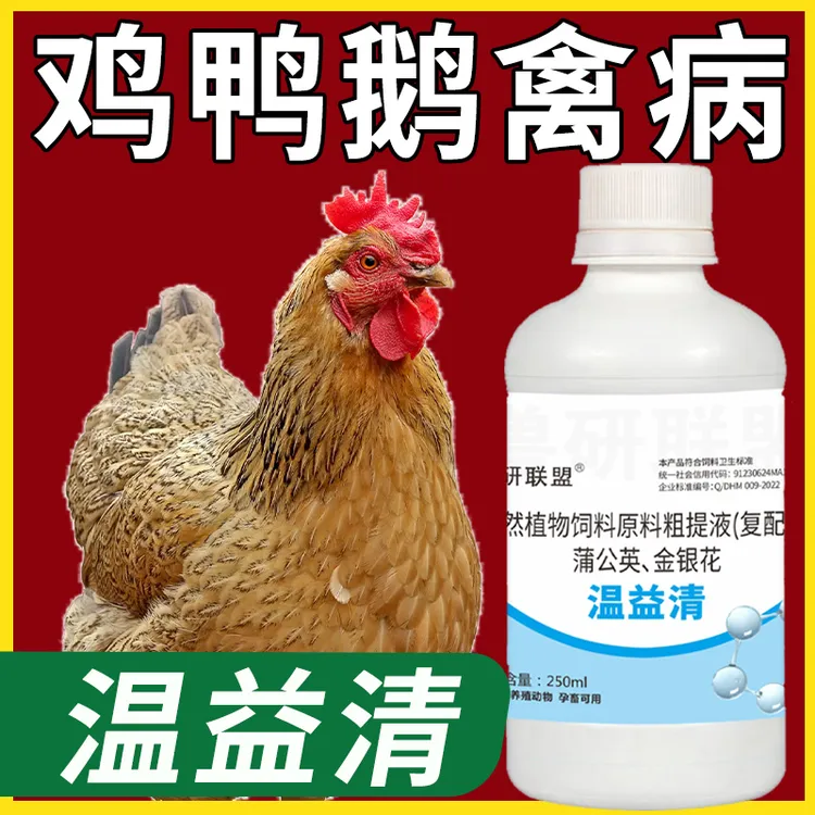 温立康升级版温益清鸡鸭鹅鸽子鹌鹑使用家禽养殖适用饲料添加剂