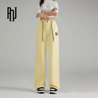 阔腿直筒裤休闲裤时尚休闲裤简约风阔明星同款