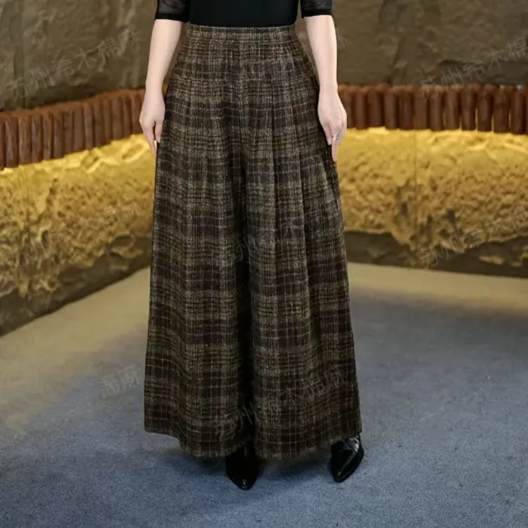 百搭显瘦气质洋气休闲阔腿裤女新显高气质女洋气2025早春新款时尚