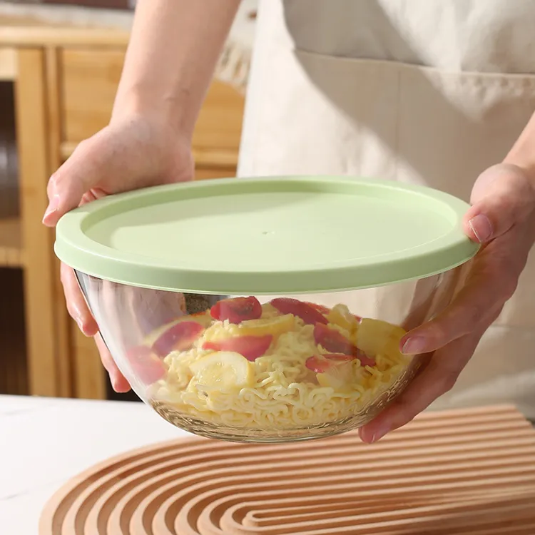 【福利】家用厨房和面盆拌馅包饺子碗大容量加厚玻璃盆加厚玻璃面