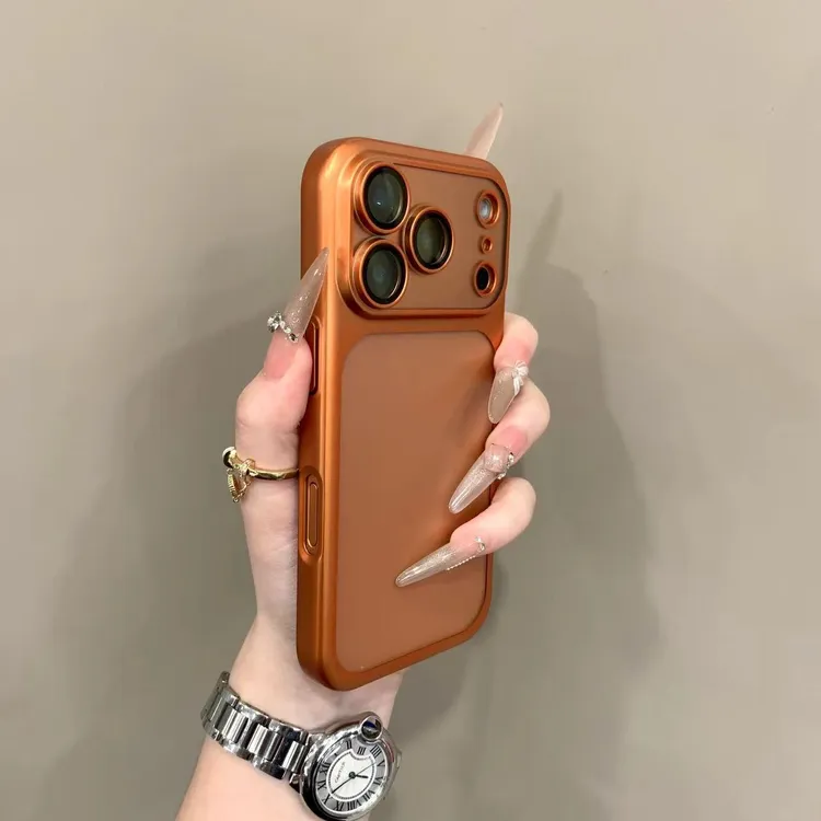 自带镜头膜适用苹果17ProMax手机壳iPhone17Pro肤感磨砂17超薄新
