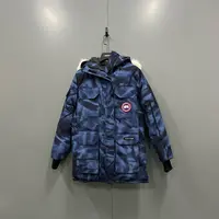 （jp）116 Canada Goose 加拿大鹅 迷彩徽标羽绒服 S码/95新/14500