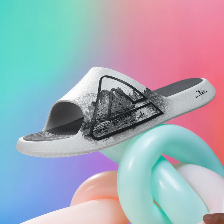 匹克态极山水系列速干休闲男子防滑缓震耐磨浴室防滑运动拖鞋