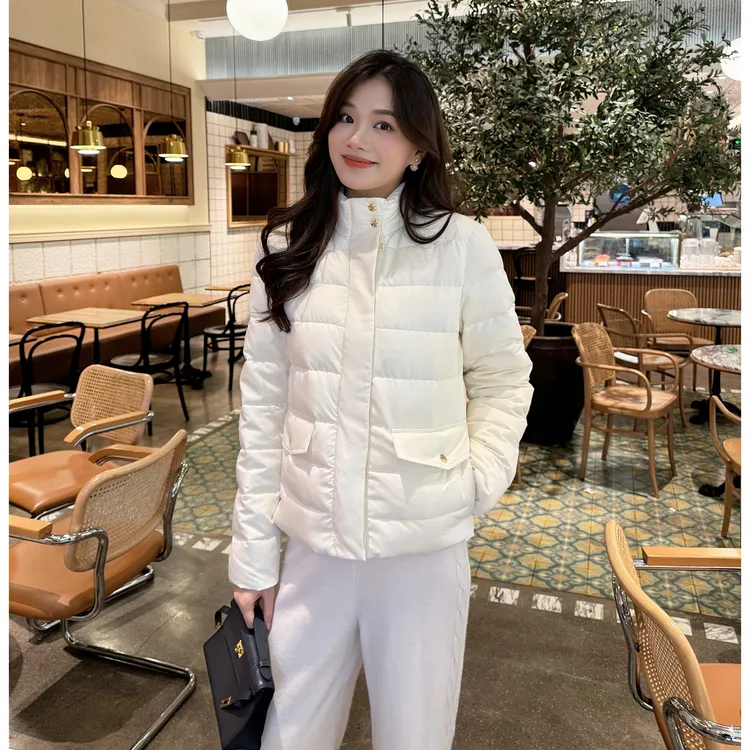 【琳媚】“羽绒服”秋冬新款加厚保暖白鹅绒羽绒服