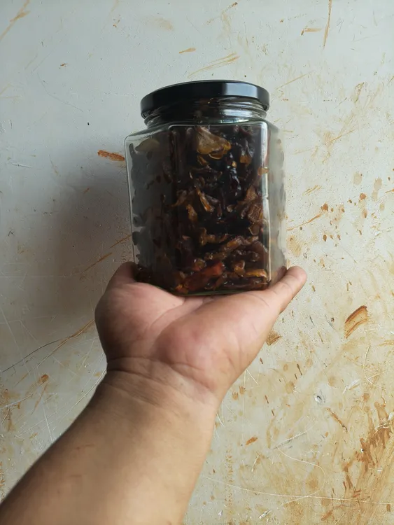 云南特色油炸牛肝菌美味可口的地方特产