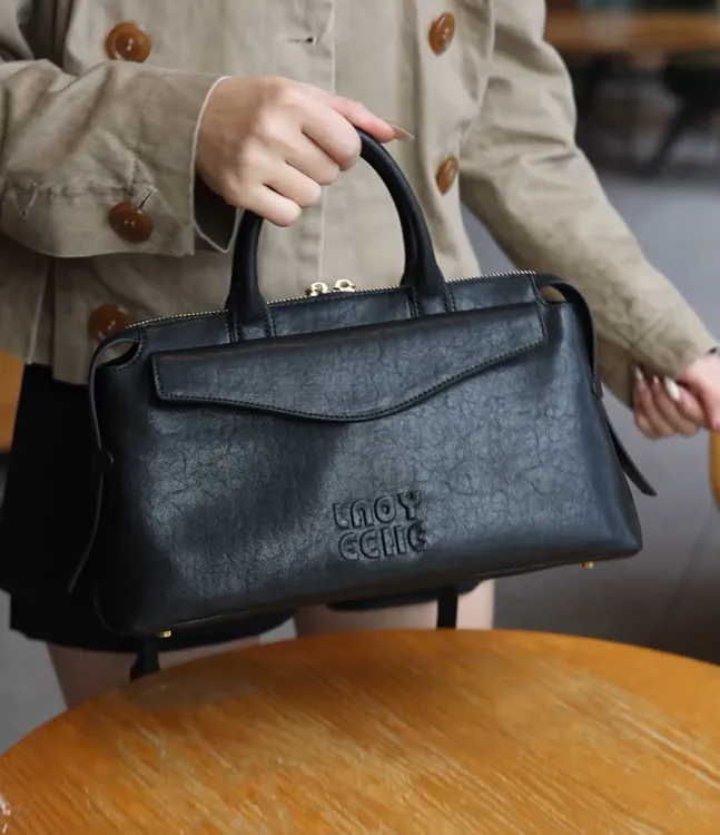 老爷车LAOYECHE【嘉嘉】手提时尚经典女包#8281尺寸29*18女士复古1