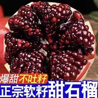 四川会理突尼斯软子石榴新鲜当季鲜甜多汁饱满 6个装