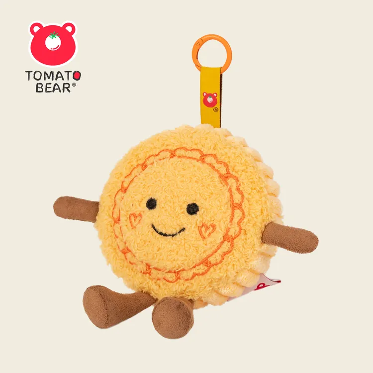 TOMATO BEAR可爱月饼玩偶挂件中秋节礼物治愈系毛绒公仔包包挂饰