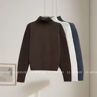 衣橱的基石 时尚气质简约高领显瘦绵羊毛百搭经典针织YL-6201191