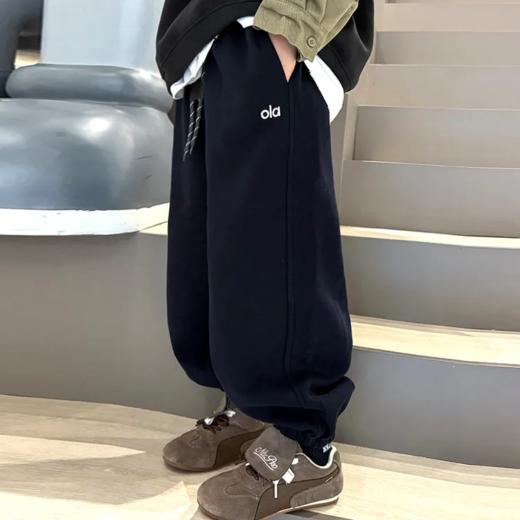 儿童装男童秋装运动裤子春秋款2025新款男孩卫裤中大童秋季长裤潮