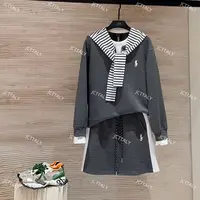 【宠粉价】设计师重工春秋新款披肩显瘦时尚气质百搭套装TZ-369