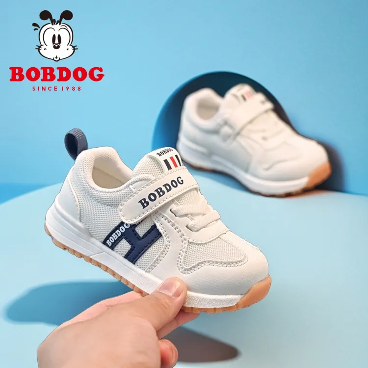 巴布豆童鞋秋季小童宝宝运动鞋男童网面透气软底1-3岁幼童机能鞋