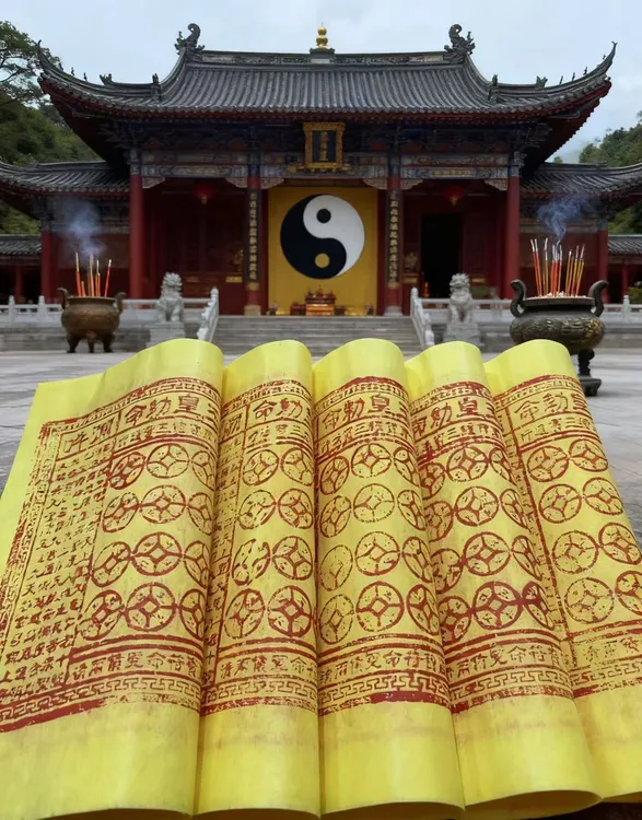 手工印制玉皇通宝钱特殊节日看望亲人万贯金钱灵宝黄纸祈福玉皇钱