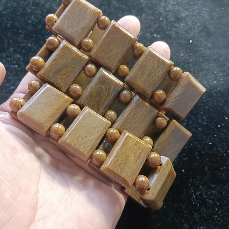 石英石手链 草化玉手牌，随机发货