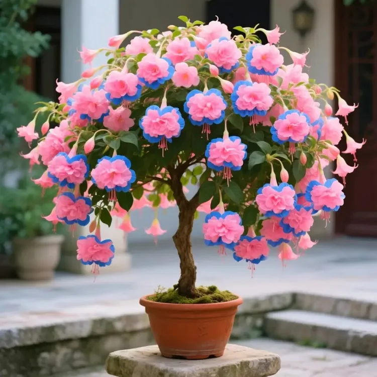 重瓣灯笼花四季开花吊钟花盆栽宝莲灯花盆栽倒挂金钟盆栽耐寒