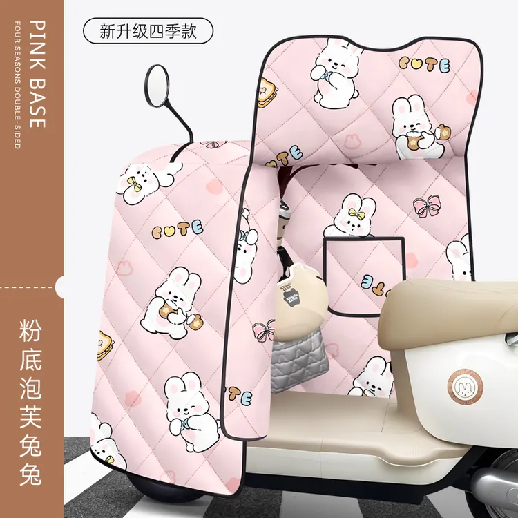 四季通用双面防水加大加宽电动车三轮车挡风被防晒隔热防雨防风