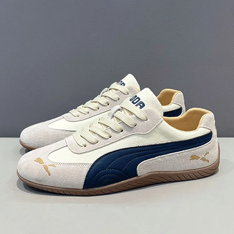 2025秋季新款男鞋透气耐磨运动休闲板鞋软底开车鞋百搭时尚阿甘鞋