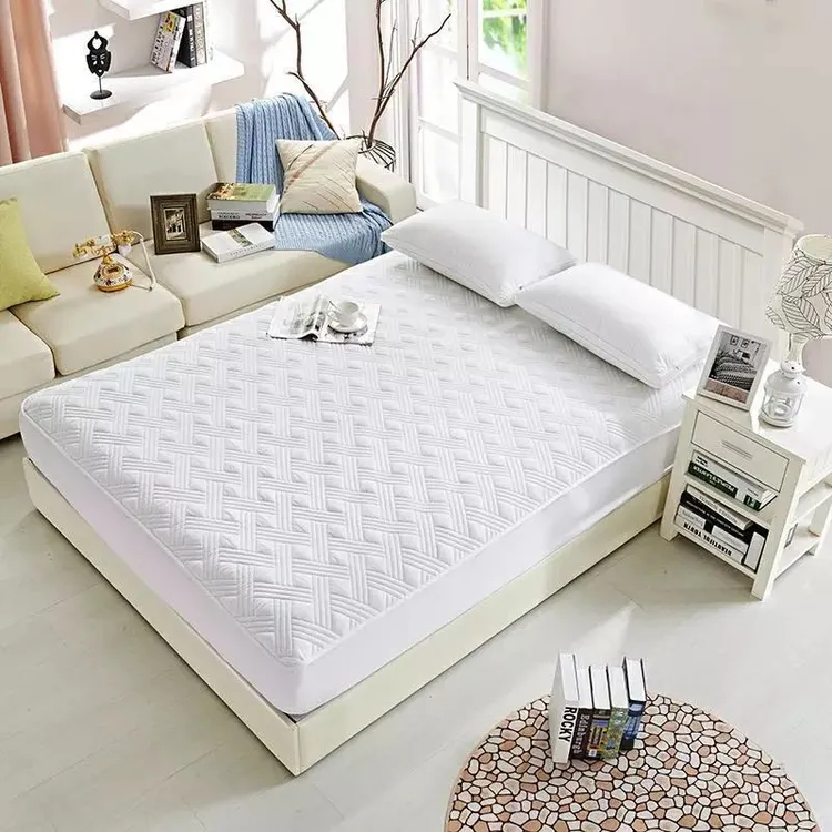 纯棉加厚夹棉床笠款酒店床垫保护罩保护套床罩婴儿全棉床盖防尘罩