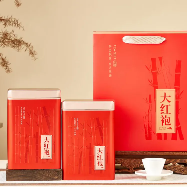 英歌袍宠粉优选武夷岩茶大红袍节节高升两罐一斤拍一发二