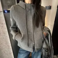 SUSU•【MK】欧货高级感～磨毛加厚拉链卫衣开衫