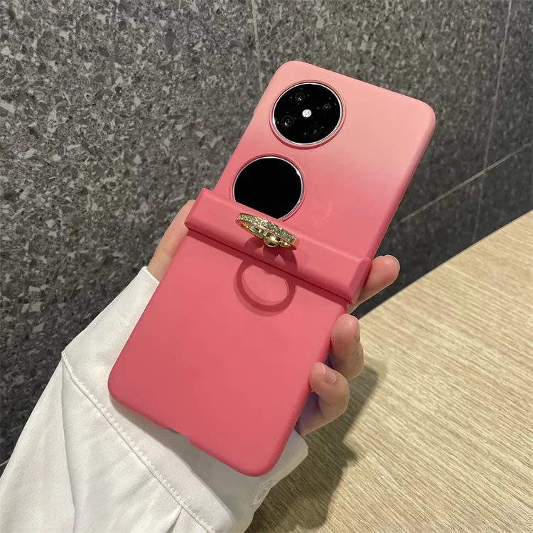 适用于华为pocket2手机壳折叠磨砂中轴保护渐变pocket2高档奢华壳