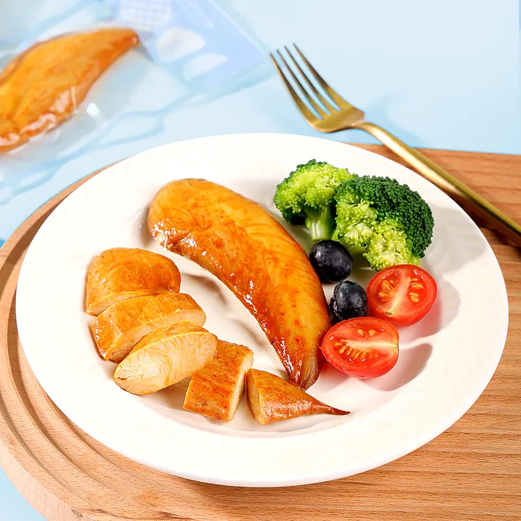 【橙子快跑】原型鸡胸肉即食低脂高蛋白鲜嫩多汁零食学生党健身100g