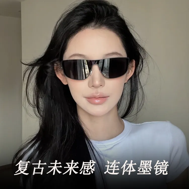 GENIUS MAIDEN双11好物女士墨镜防紫外线未来感高颜值防晒时尚潮