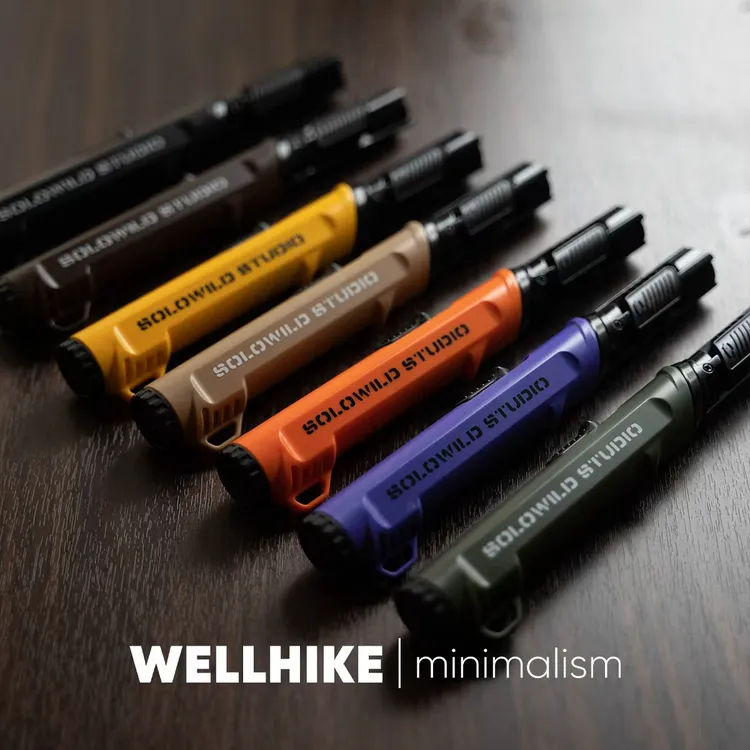 WELLHIKE户外SWS火折子点火棒 防风可充气打火机点灯明火露营器