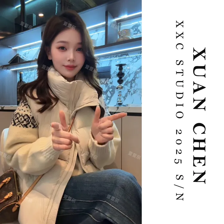 【雪吻眉梢】羽绒马甲女款外穿秋冬韩版宽松款百搭保暖马夹#9209