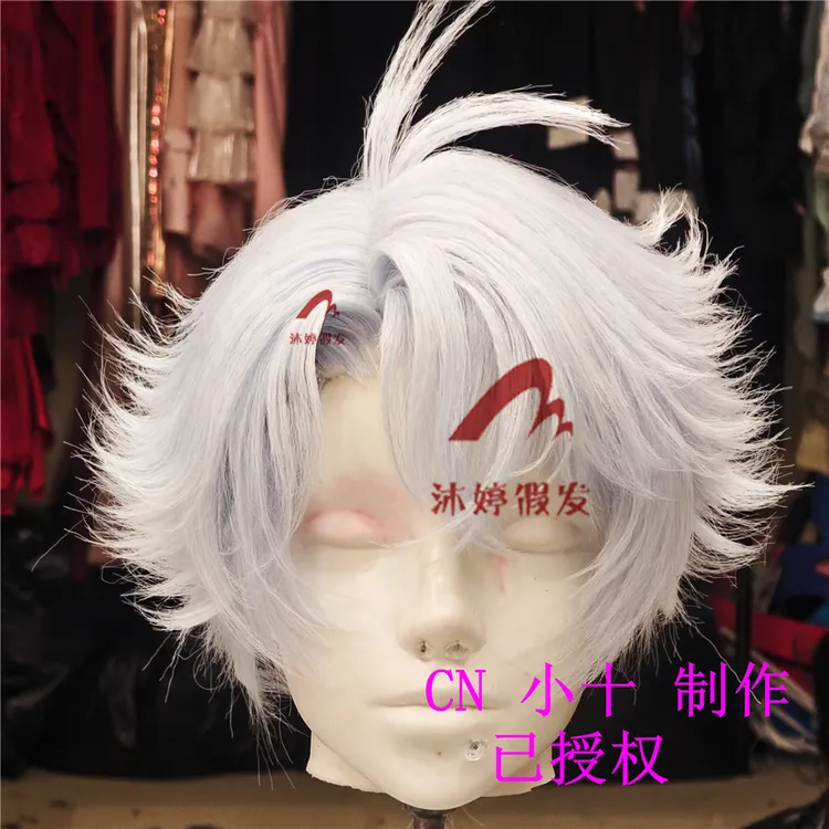 沐婷 崩坏 星穹铁道白厄COS假发 仿真头皮顶玫瑰网